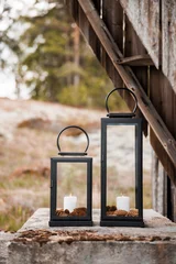 Halvor Bakke Marmi lanterne stål Høyde 56 cm Sort