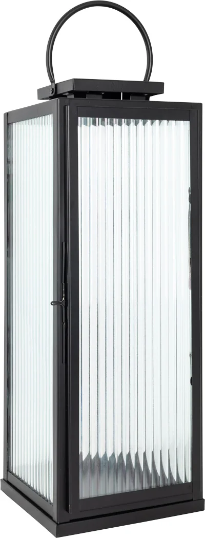Halvor Bakke Brillar lanterne H56 Sort med rilleglass 