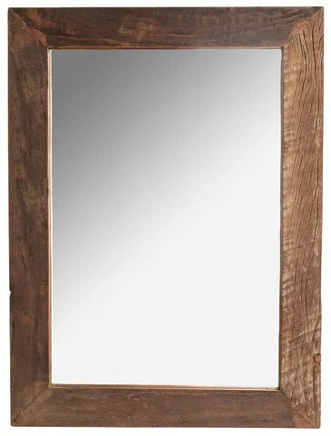 Halvor Bakke Turufjell speil treramme 70x110 Naturbrun