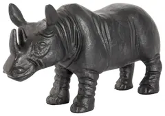 Halvor Bakke Nairobi Neshorn i metall Sort