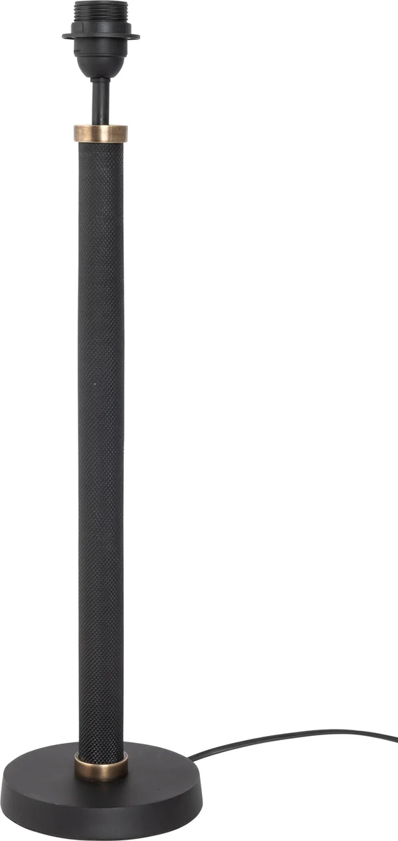 Halvor Bakke Puro bordlampe rille effekt H59 Sort metall 
