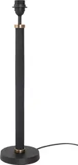Halvor Bakke Puro bordlampe rille effekt H59 Sort metall