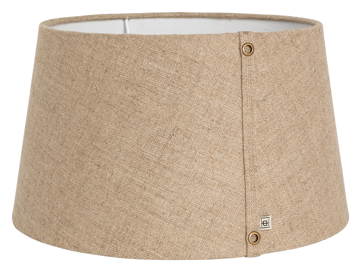 Halvor Bakke Stranda Studs skjerm lin 25 cm rund Beige 