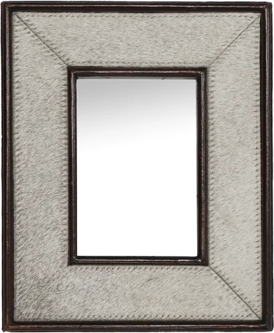 Halvor Bakke ramme i skinn foto 10x15 23x28 tofarget skinnramme