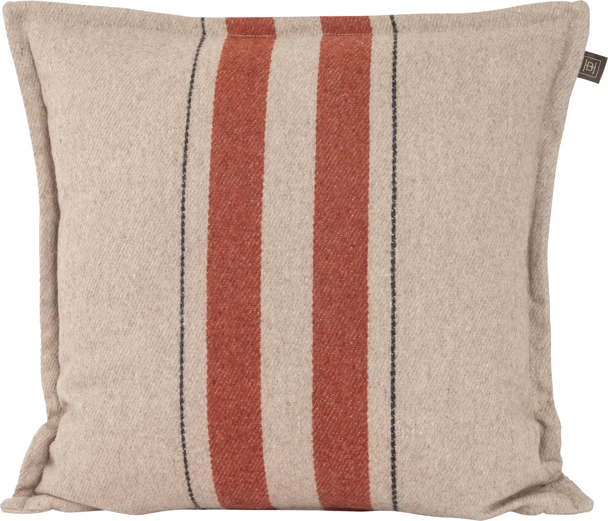 Halvor Bakke Vivero putetrekk 50x50 Beige med rust felt 