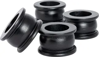 Halvor Bakke Kuruman serviettringer 4-pk &#216;5,5 Sort tre