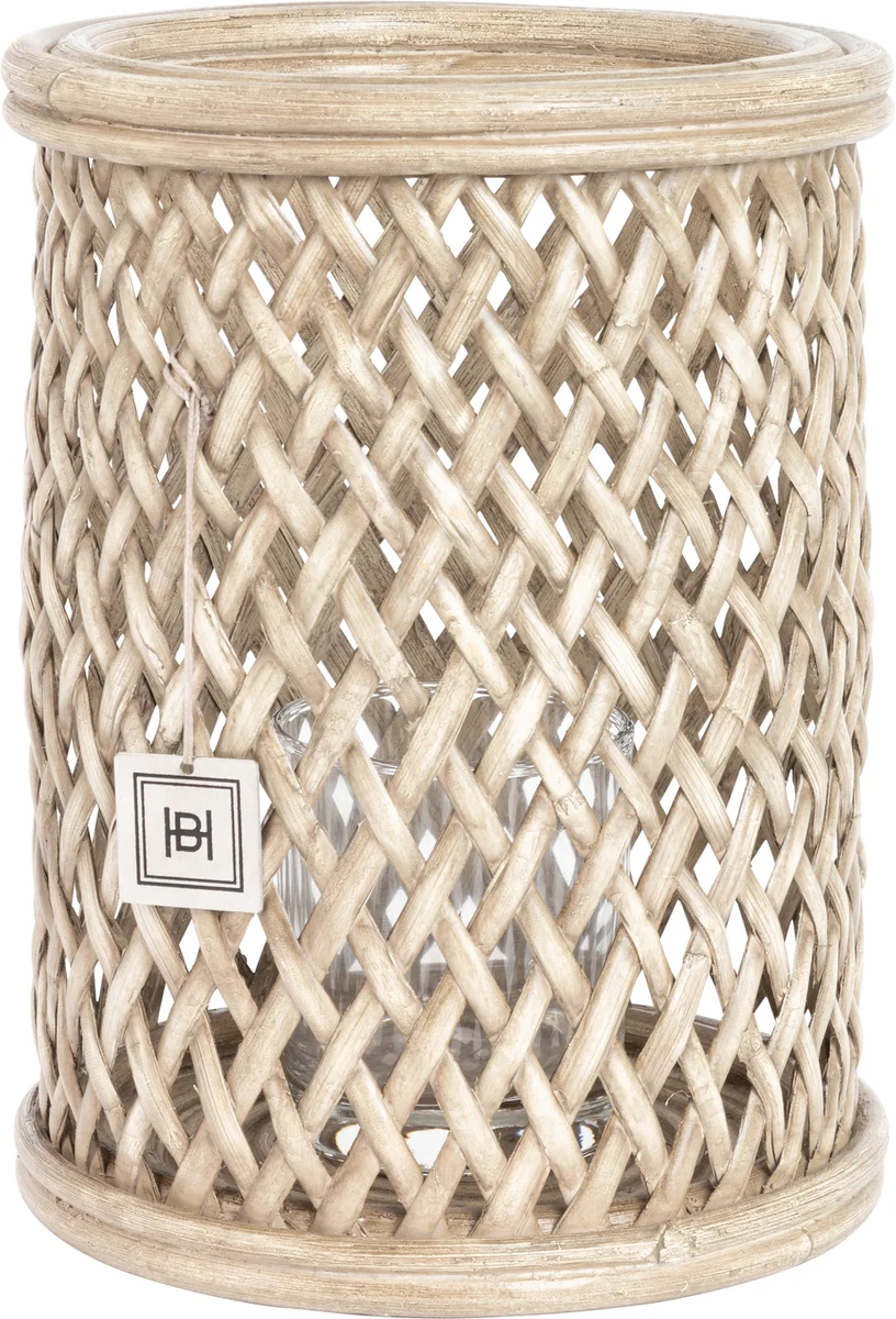 Halvor Bakke Latina rotting lyslykt Ø18 H24 Beige 