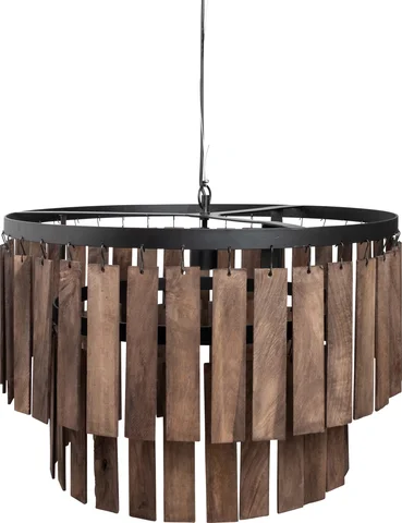 Halvor Bakke Cape Town taklampe Ø60 Brun trepanel