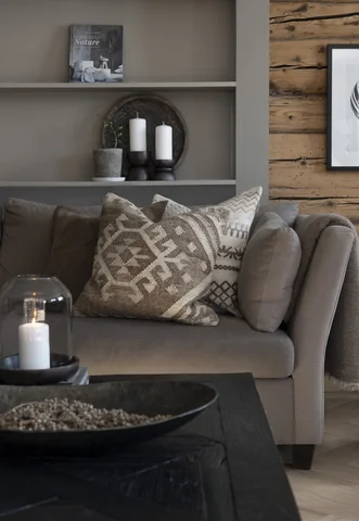 Lama Nera putetrekk 50x50 Beige
