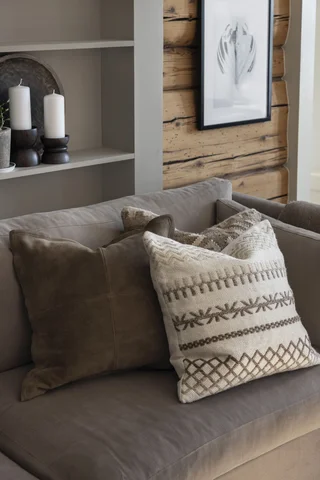 Lama Idro putetrekk 50x50 Offwhite