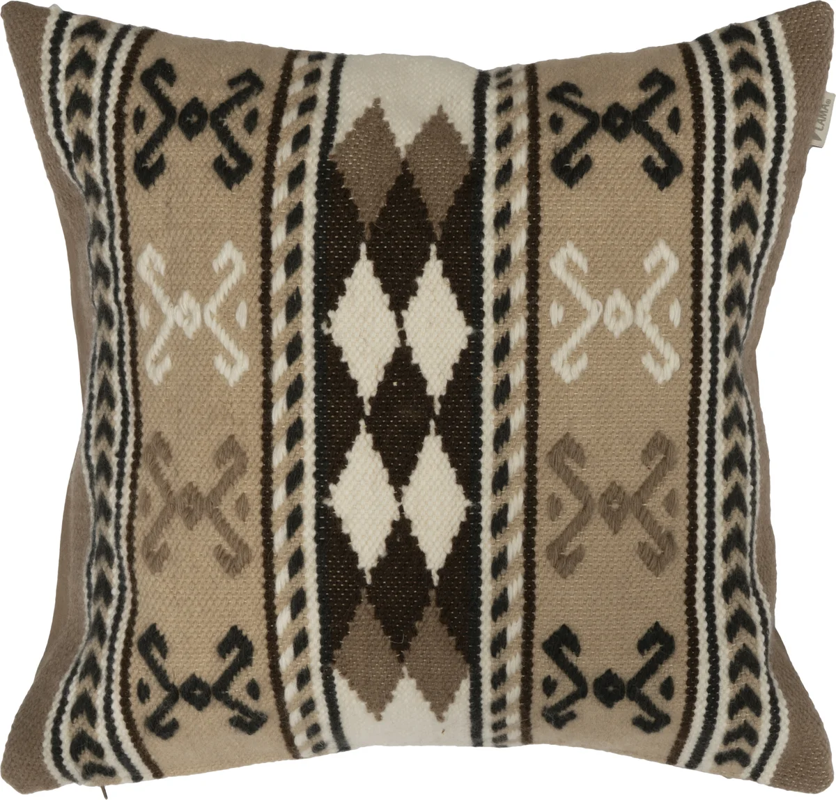 Lama Celas putetrekk 50x50 Kamel 