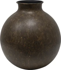 Lama Ovar vase Brun
