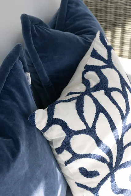 Lama Emie putetrekk 50x50 Blå 