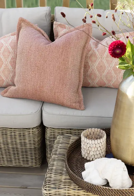 Lama brett rattan Ø50 Brun 