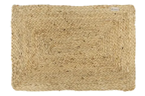 Lama Cleo dekkebrikke i jute 35x50 Natur