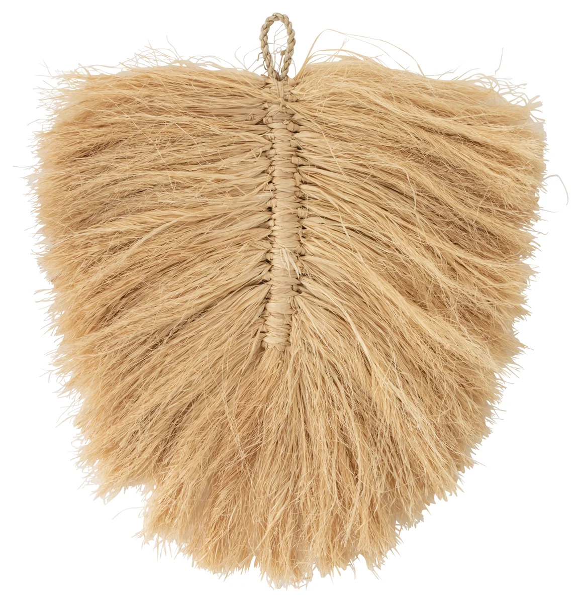 Lama Veggdekor strå liten naturfarget 