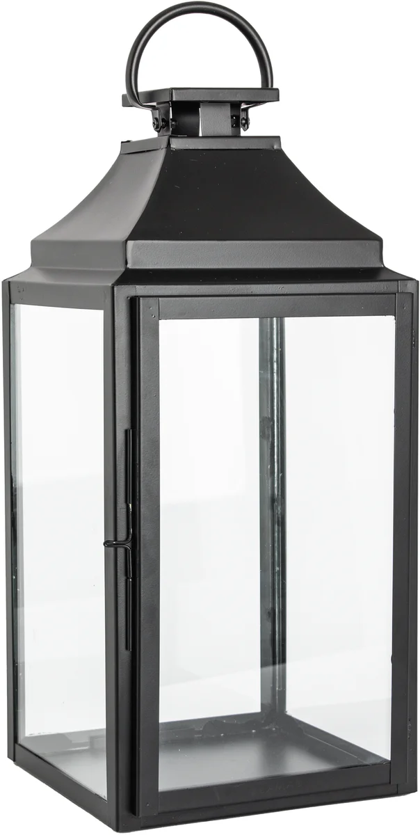 Lama lanterne metall H50 Sort 