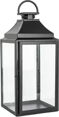 Lama lanterne metall H50 Sort
