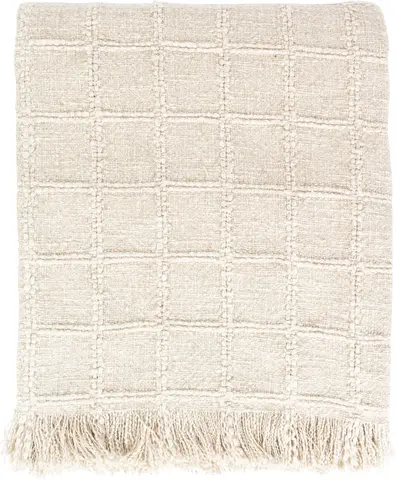 Lama Albergo sengeteppe i bomull/lin 130x220 Beige