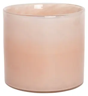 Lama lyslykt glass 15x15 Rosa