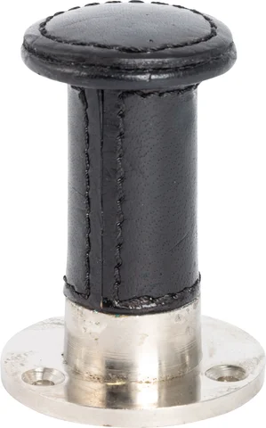 Lama Krok skinn Svart/Nikkel