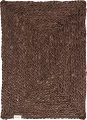 Lama dekkebrikke i jute 35x50 Brun