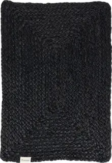 Lama dekkebrikke i jute 35x50 Sort