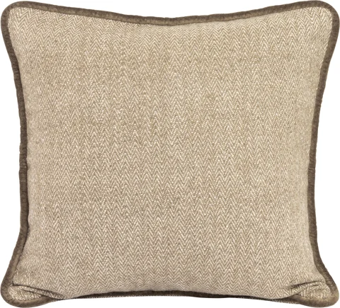 Lama Famenne putetrekk resirkulert 50x50 Grønn herringbone