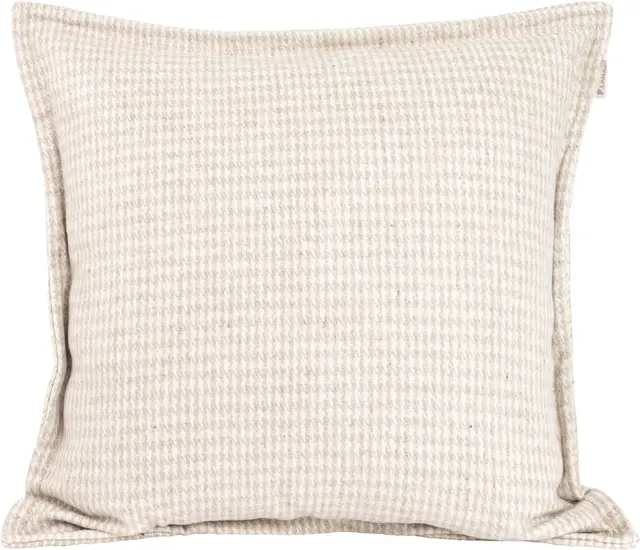 Lama Brygge putetrekk hundetann resirk. 50x50 Beige 
