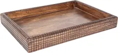 Lama Leuven brett rutem&#248;nster 45x32 Brun