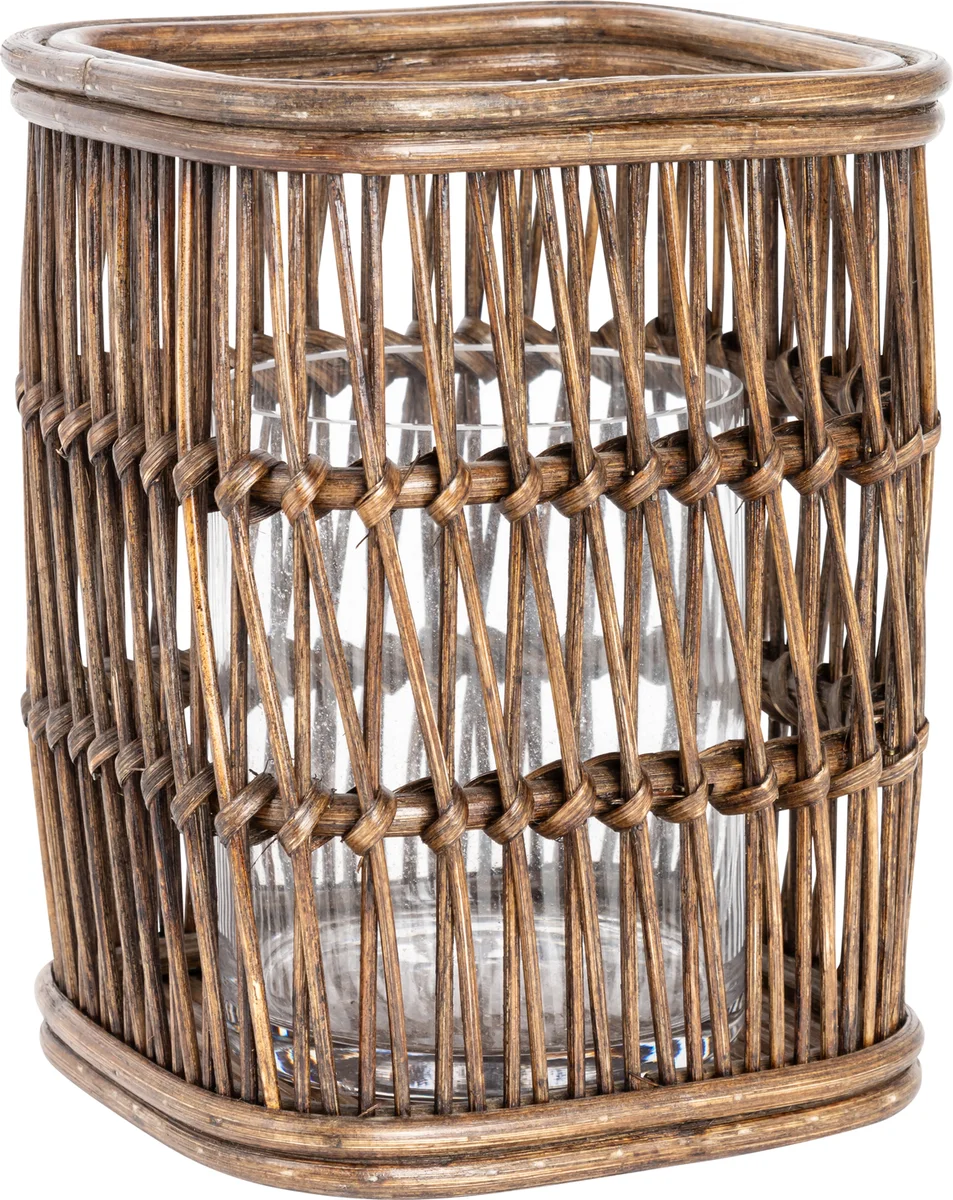 Lama rattan lykt liten 18x18x24 