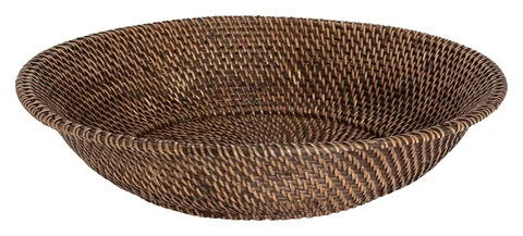 Lama kurv rattan Ø40 Brun