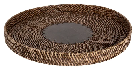 Lama brett rattan Ø50 Brun