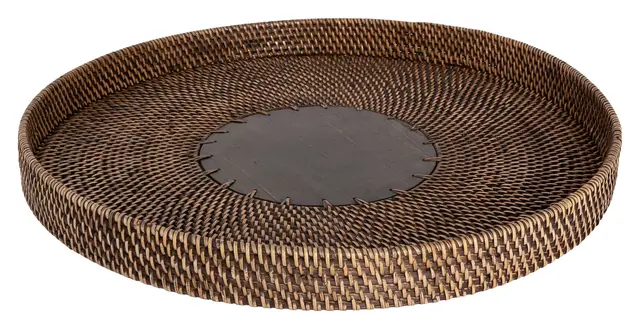 Lama brett rattan Ø50 Brun 