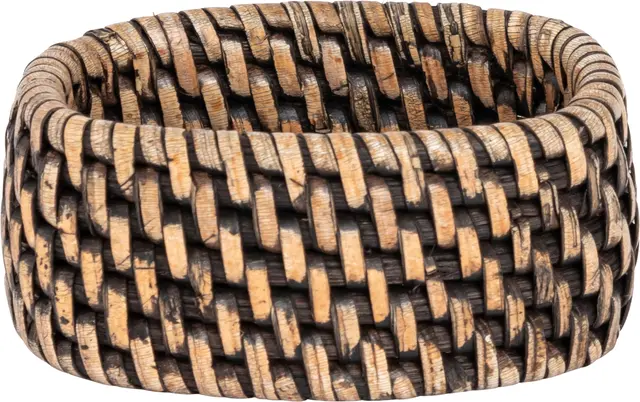 Lama Minico serviettring 4-pk rattan 6x5x3 Brun 