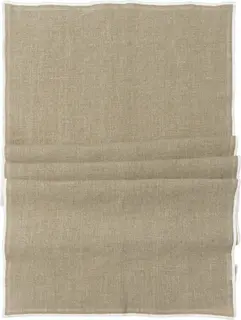 Lama Løper i lin 50x140 cm Grov lin med overlock