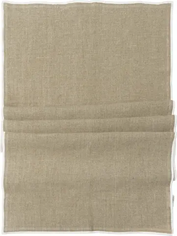 Lama Løper i lin 50x140 cm Grov lin med overlock