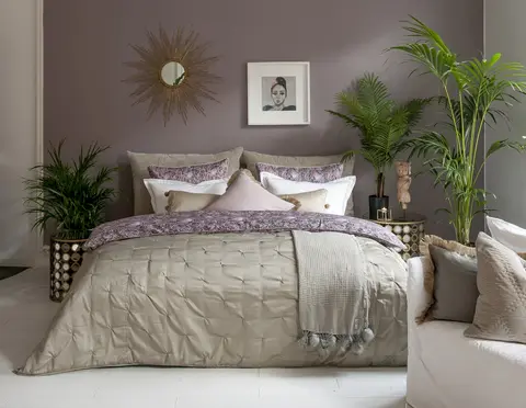 Borås Cotton Avignon sengeteppe 160x230 Champagne