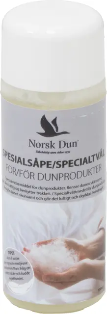 Spesialsåpe for dunprodukter