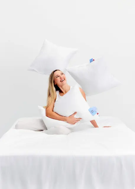 NUD dunpute 50x70 medium 800g 100% resirkulert. 70% fjær og 30% dun 