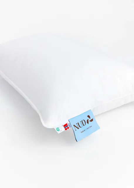 NUD dunpute 50x70 medium 800g 100% resirkulert. 70% fjær og 30% dun 
