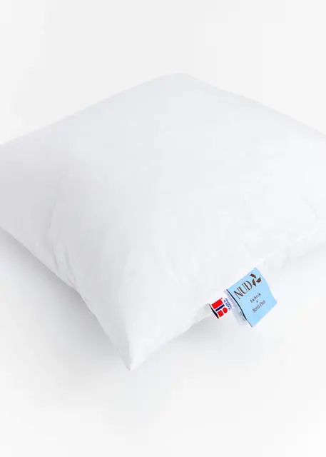 NUD innleggspute 60x60 100 % resirkulert. 90% fjær og 10% dun 