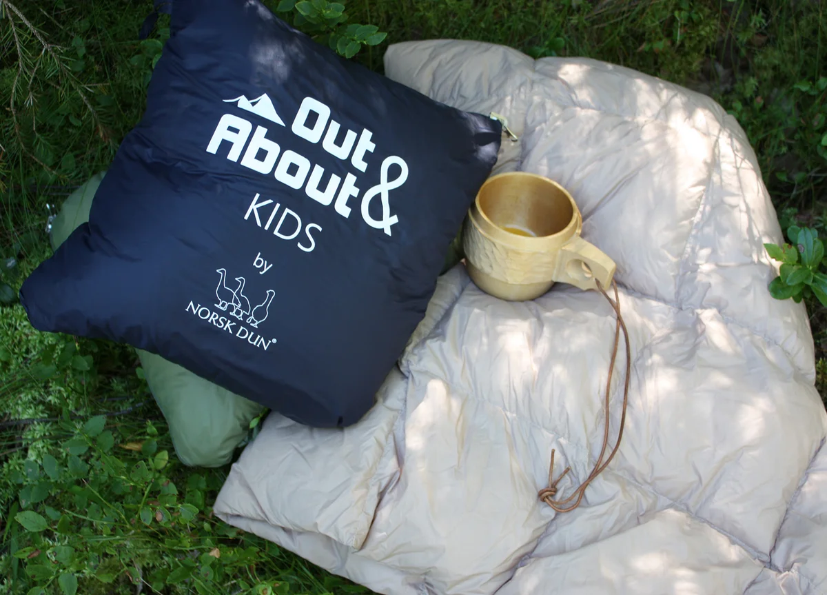 Out&About Barn Dunpledd by Norsk Dun 90x130 Beige 