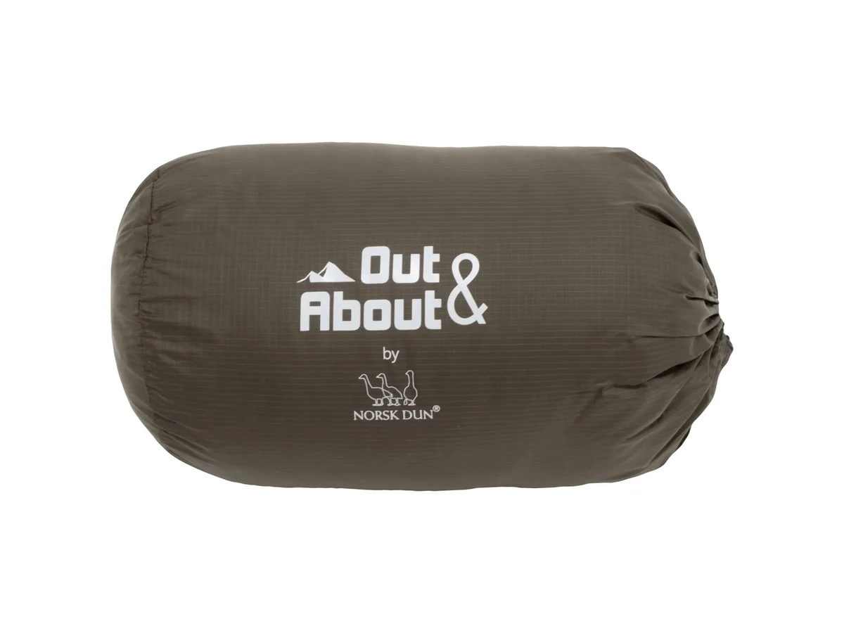 Out&About Dunsokk by Norsk Dun Onesize Brun 