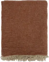 Lama Milano pledd 130x170 Rust
