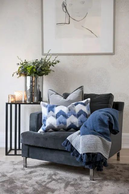 Rebell Monza pledd 130x180 Classic blue 