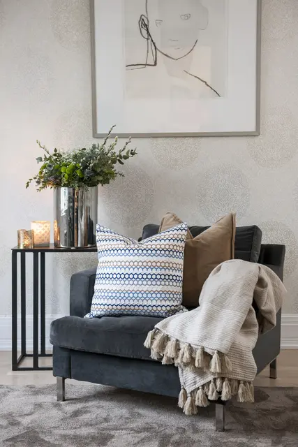 Rebell Napoli putetrekk 50x50 Classic blue 
