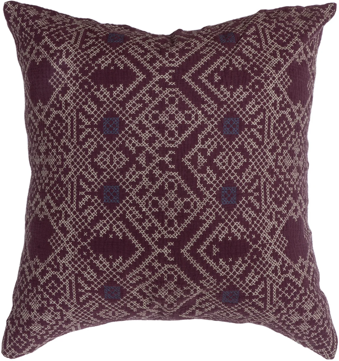 Tone Kroken Nomad putetrekk 60x60 Aubergine 