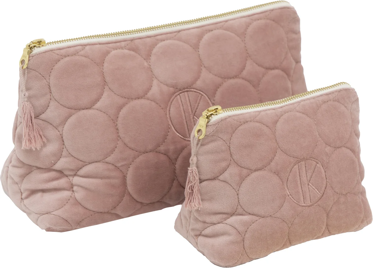 Tone Kroken Nelia toalettmappe sett 30x17 / 17x13 Rosa 
