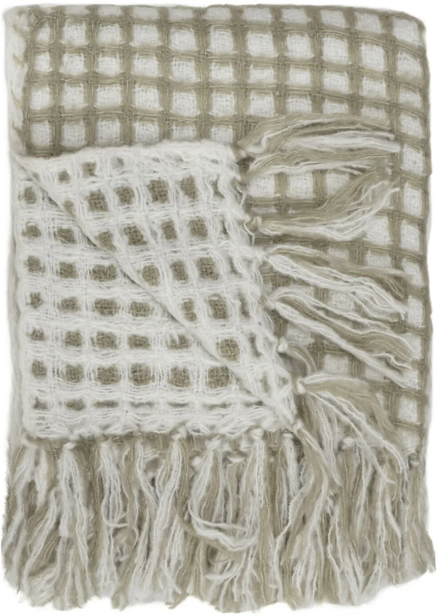 Tone Kroken Clemence pledd 130x170 Beige 